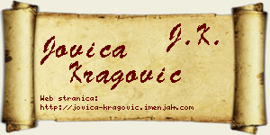 Jovica Kragović vizit kartica